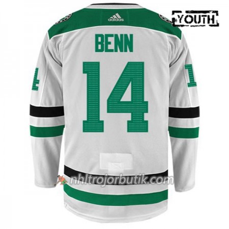 Barn Ishockey Dallas Stars Tröja JAMIE BENN 14 Adidas Vit Authentic